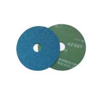 Blue Zirconia Resin brushed abrasive disc sandpaper disc Fiber Disc