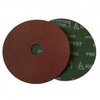 brushed abrasive disc red aluminum oxide  sand paper disc grinding wheel Fiber Discs